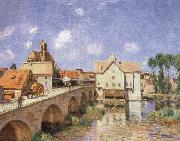 Alfred Sisley The Bridge at Moret oil painting artist